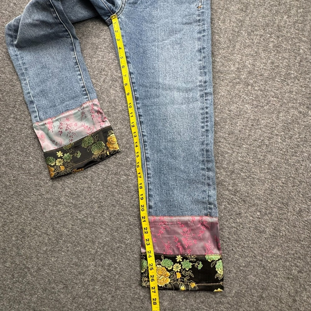 Anthropologie Pilcro Letterpress Slim Boyfriend Jeans Women 27 Fit 32x27 - Picture 5 of 16